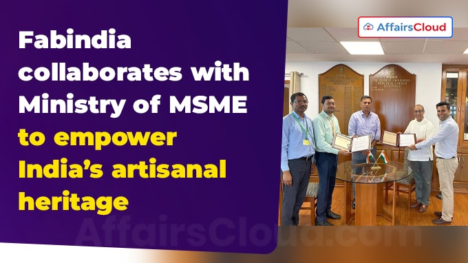 Fabindia collaborates with Ministry of MSME to empower India’s artisanal heritage