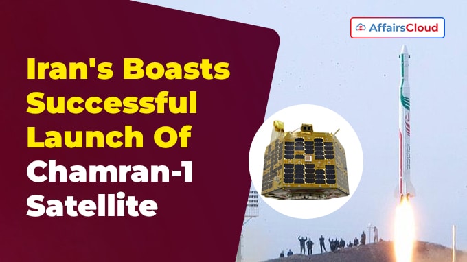 Iran's Boasts Successful Launch Of Chamran-1 Satellite