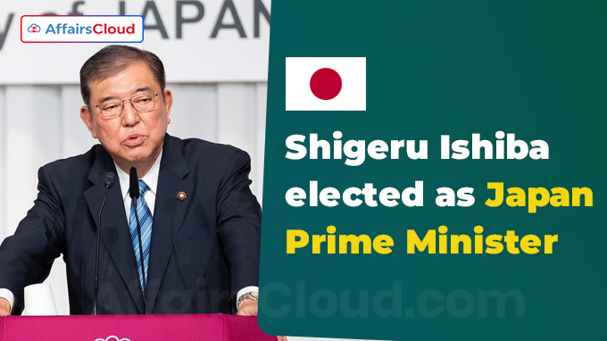 Shigeru Ishiba elected as Japan Prime Minister