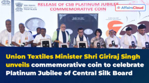 Platinum Jubilee of Central Silk Board: Textiles Minister Giriraj Singh ...