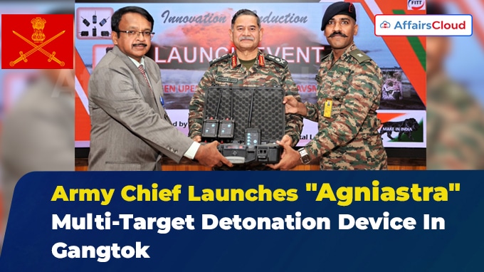 Army Chief Launches Agniastra Multi-Target Detonation Device