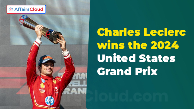 Charles Leclerc wins the 2024 United States Grand Prix