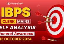 GA Questions asked in IBPS Clerk Mains Exam 2024 – October 13