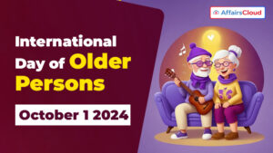 International Day of Older Persons 2024 – October 1