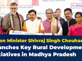 Union Minister Shivraj Singh Chouhan Launches Key Rural Development Initiatives in Madhya Pradesh