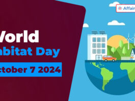 World Habitat Day - October 7 2024