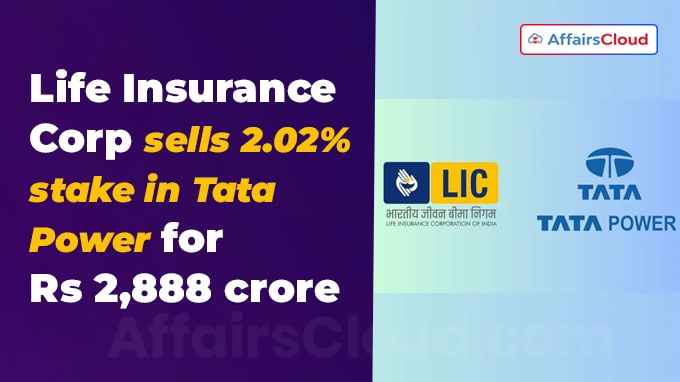 LIC sells stake in Tata Power