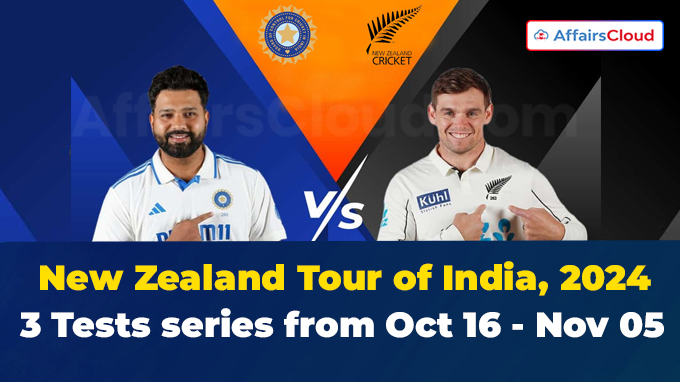 New Zealand tour of India, 2024