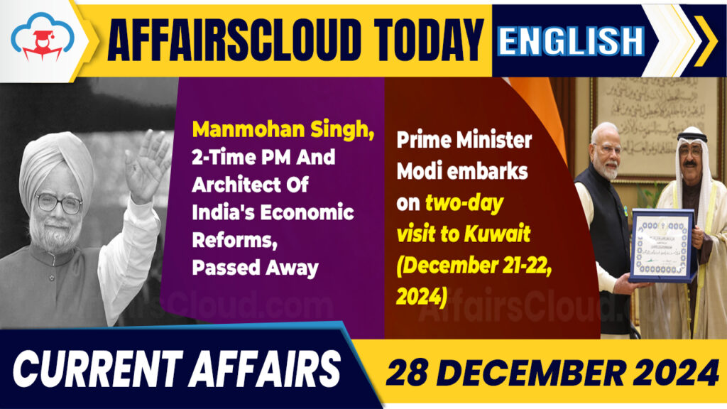 Current Affairs 28 December 2024