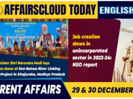 Current Affairs 29 & 30 Dec 2024 English