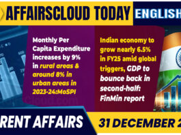 Current Affairs 31 Dec 2024 English