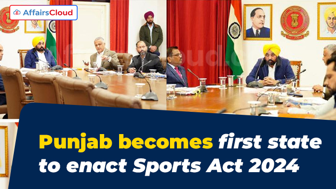 Punjab becomes first state to enact Sports Act 2024