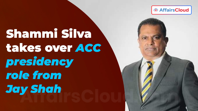 Shammi Silva takes over ACC presidency role from Jay Shah