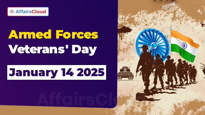 Armed Forces Veterans' Day - January 14 2025