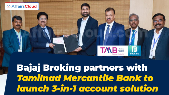 Bajaj Broking partners with Tamilnad Mercantile Bank to launch 3-in-1 account solution