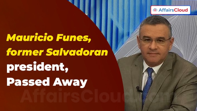 Mauricio Funes, former Salvadoran president, dies in Nicaragua
