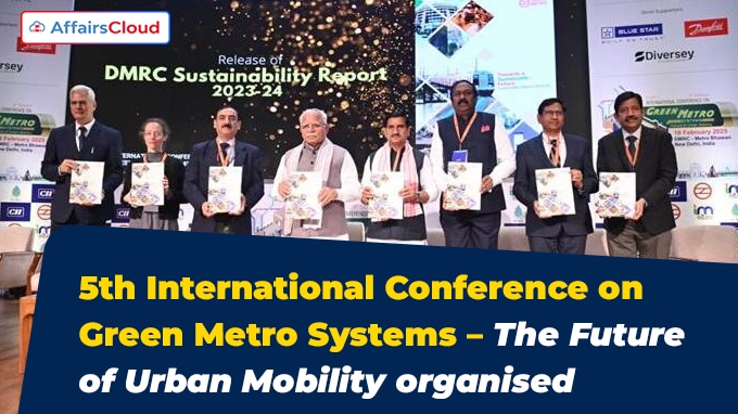 5th International Conference on Green Metro Systems – The Future of Urban Mobility organised