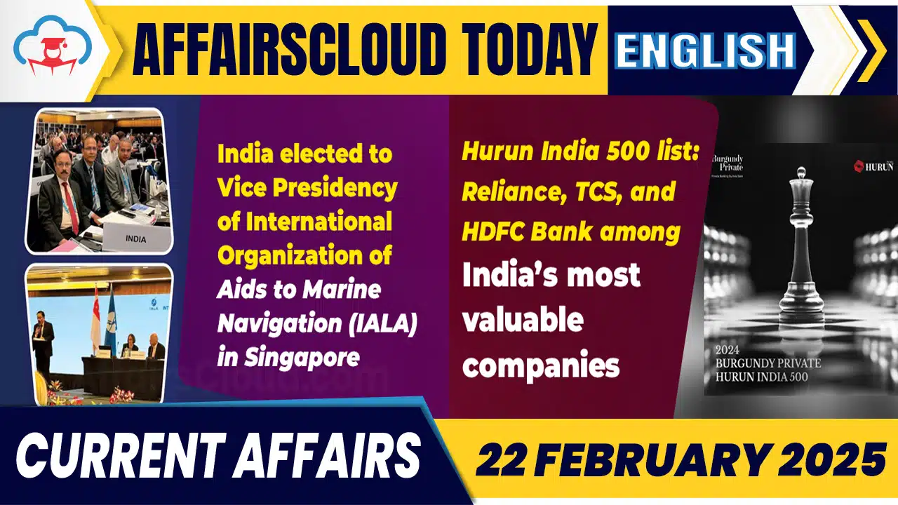 Current Affairs 22 Feb 2025 English Current Affairs 22 Feb 2025 English