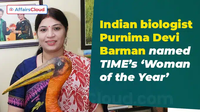 Indian biologist Purnima Devi Barman named TIME’s ‘Woman of the Year’