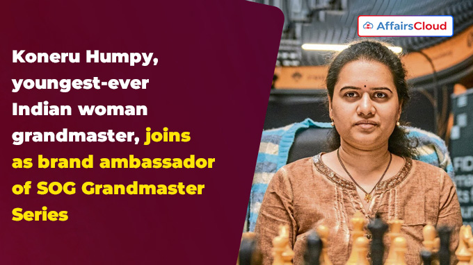Koneru Humpy, youngest-ever Indian woman grandmaster, joins as brand ambassador of SOG Grandmaster Series