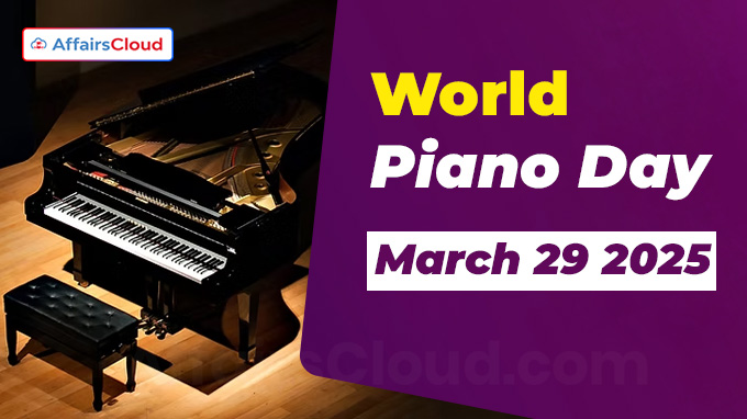 World Piano Day - March 29 2025