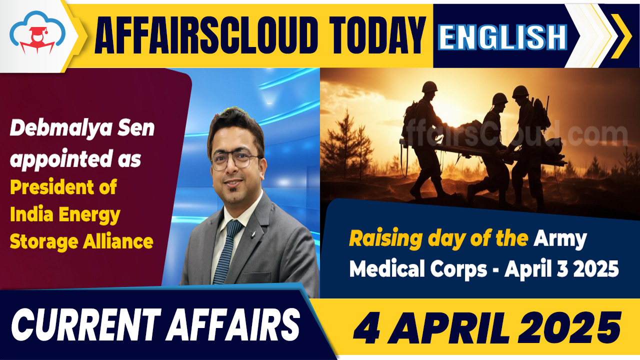 Current Affairs 4 April 2025 English Current Affairs 4 April 2025 English