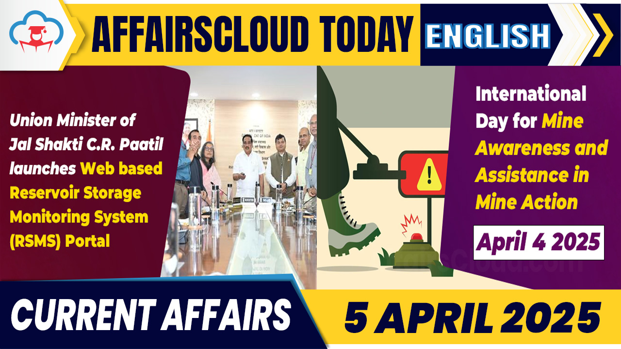 Current Affairs 5 April 2025 English