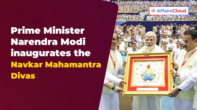 Prime Minister Shri Narendra Modi inaugurates the Navkar Mahamantra Divas