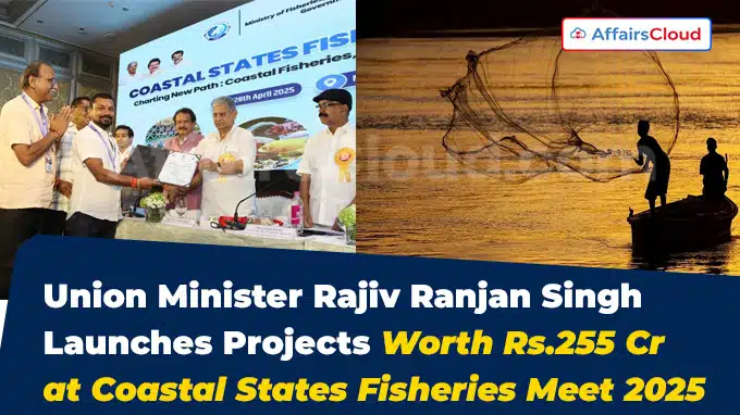 Union Minister Rajiv Ranjan Singh Launches Projects Worth Rs.255 Cr