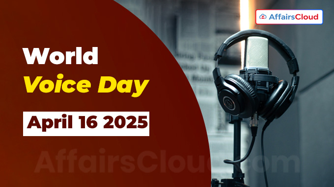 World Voice Day - April 16 2025