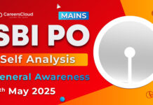 GA Questions asked in SBI PO Mains Exam 2024 – 2025 – May 5 SBI_PO_Mains_Self_Analysis GA 5th may 2025