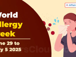 World Allergy week - June 29 to July 5 2025