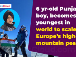 6 yr-old Punjabi boy, becomes youngest in world to scale Europe’s highest mountain peak