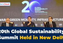 20th Global Sustainability Summit Held in New Delhi