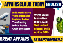 Current Affairs 18 September 2025