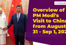 Overview of PM Narendra Modi’s Visit to China from August 31 to September 01, 2025
