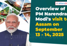 Overview of PM Narendra Modi’s Visit to Assam from September 13 to 14, 2025