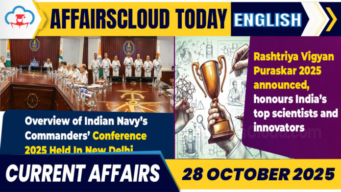 Current Affairs 28 Oct 2025 English