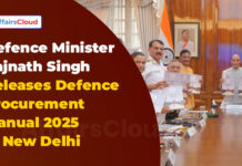 रक्षा मंत्री राजनाथ सिंह ने नई दिल्ली में DPM 2025 जारी की