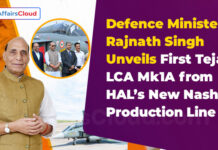 Union Minister Rajnath Singh Unveils HAL’s First Tejas LCA Mk1A in Nashik, Maharashtra