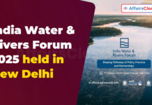 India Water & Rivers Forum 2025 Held in New Delhi