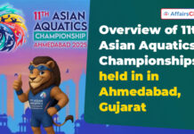Overview of 11th Asian Aquatics Championships Held in Ahmedabad, Gujarat