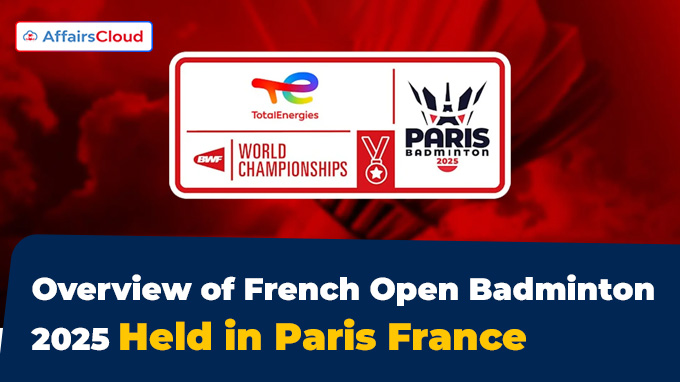 Overview of French Open Badminton 2025 Held in Paris France