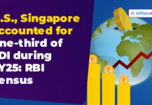 U.S.A, Singapore accounted for one-third of FDI during FY25: RBI census
