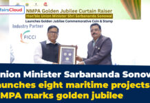 Union Minister Sarbananda Sonowal Launched 8 Maritime Projects to Commemorate Golden Jubilee of NMPA