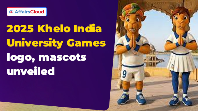 2025 Khelo India University Games logo, mascots unveiled
