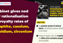 Cabinet Approves Rationalisation of Royalty Rates for four Critical Minerals