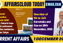 Current Affairs 1 December 2025