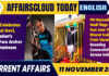 Current Affairs 11 November 2025