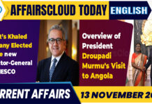 Current Affairs 13 November 2025